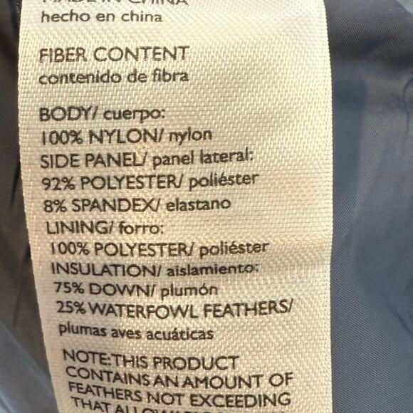 Eddie Bauer Down 550 Puffer Jacket Size XL Hooded Hiking Lightweight Packable - Picture 9 of 16